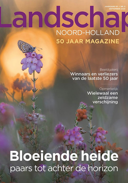 Coverfoto op tijdschrift