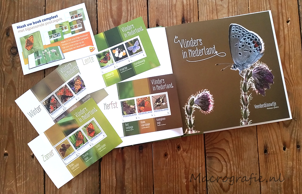 Vlinders in Nederland PostNL Postzegelserie